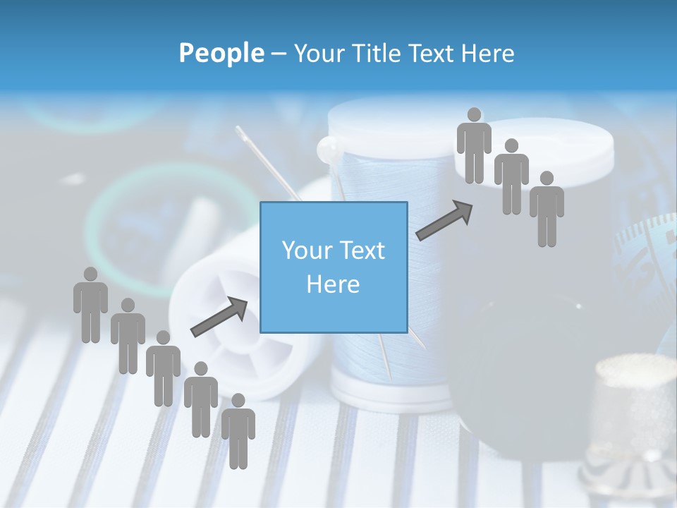 Kit Clothing Tailor PowerPoint Template