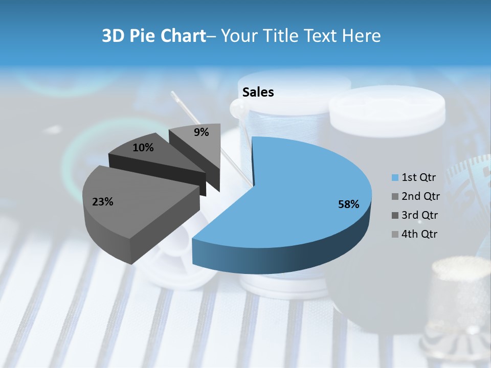 Kit Clothing Tailor PowerPoint Template