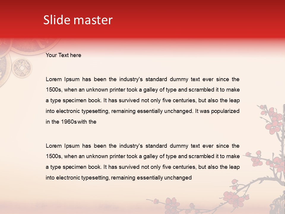 Symbol Background Year PowerPoint Template