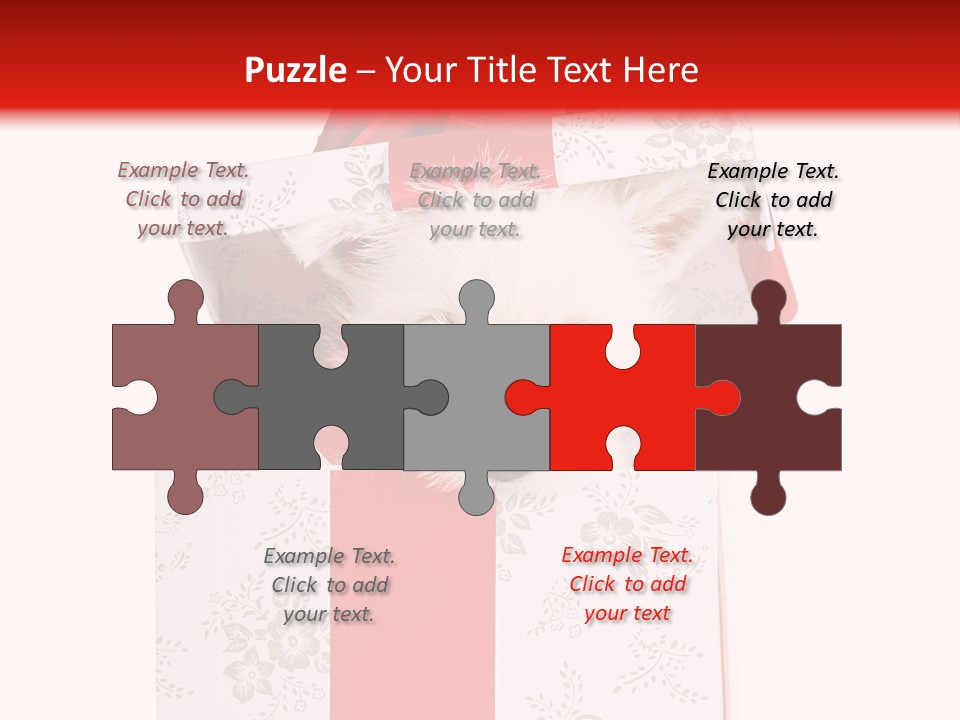 Eye Dog Puppy PowerPoint Template