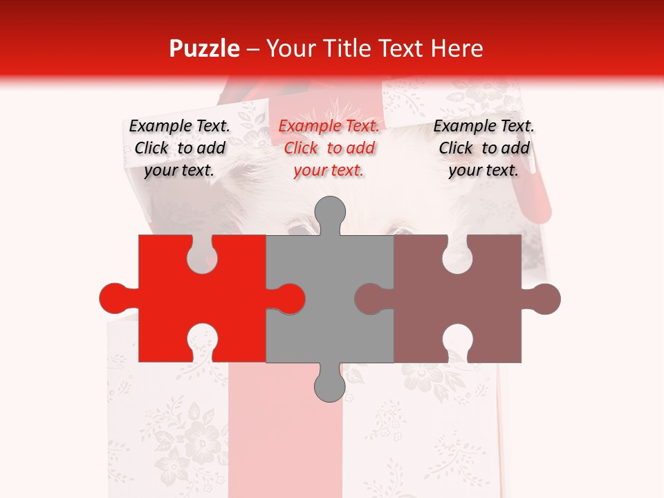 Eye Dog Puppy PowerPoint Template