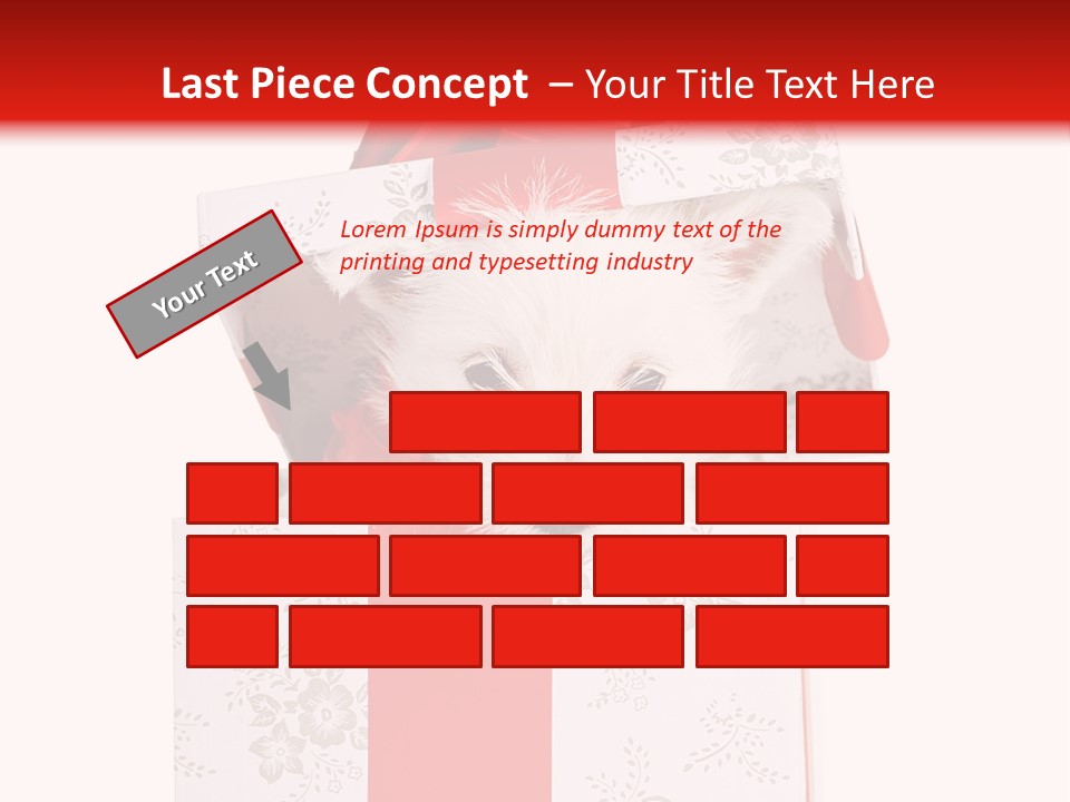 Eye Dog Puppy PowerPoint Template