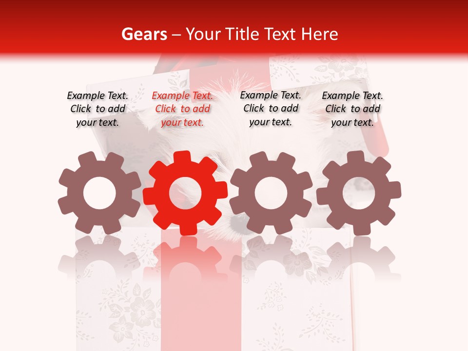 Eye Dog Puppy PowerPoint Template