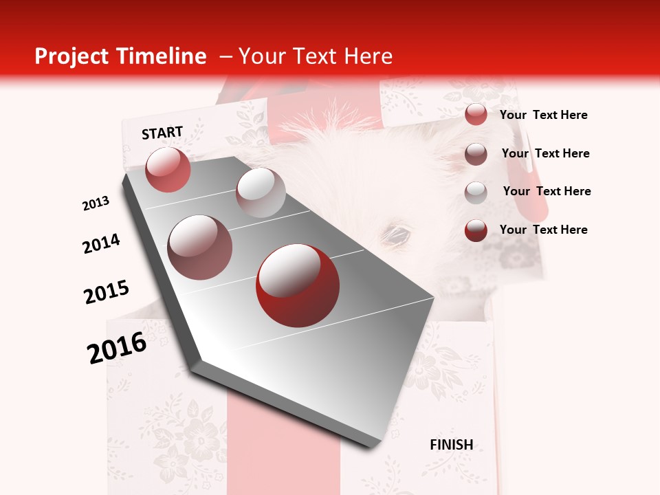 Eye Dog Puppy PowerPoint Template