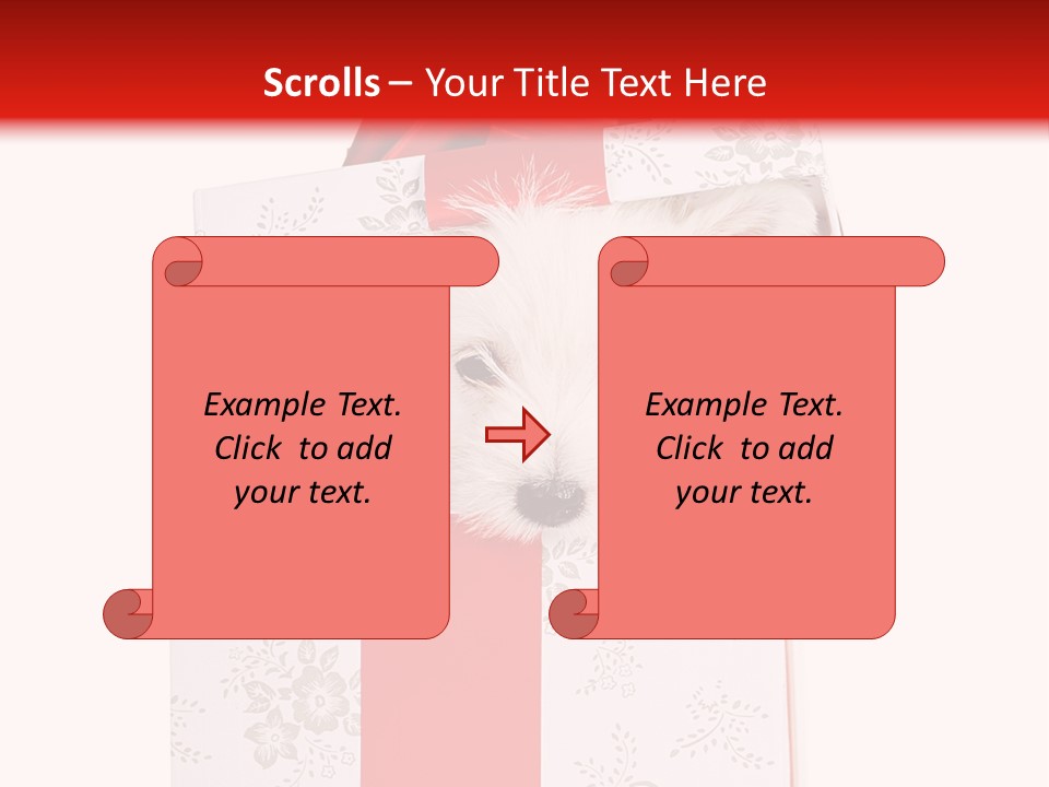 Eye Dog Puppy PowerPoint Template