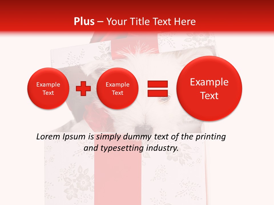 Eye Dog Puppy PowerPoint Template