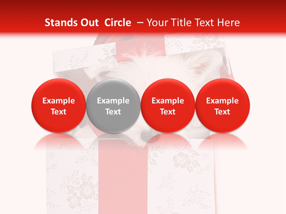 Eye Dog Puppy PowerPoint Template