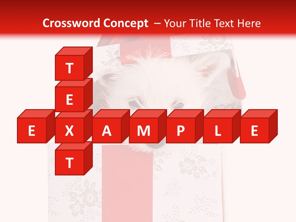 Eye Dog Puppy PowerPoint Template