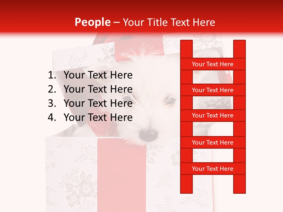Eye Dog Puppy PowerPoint Template