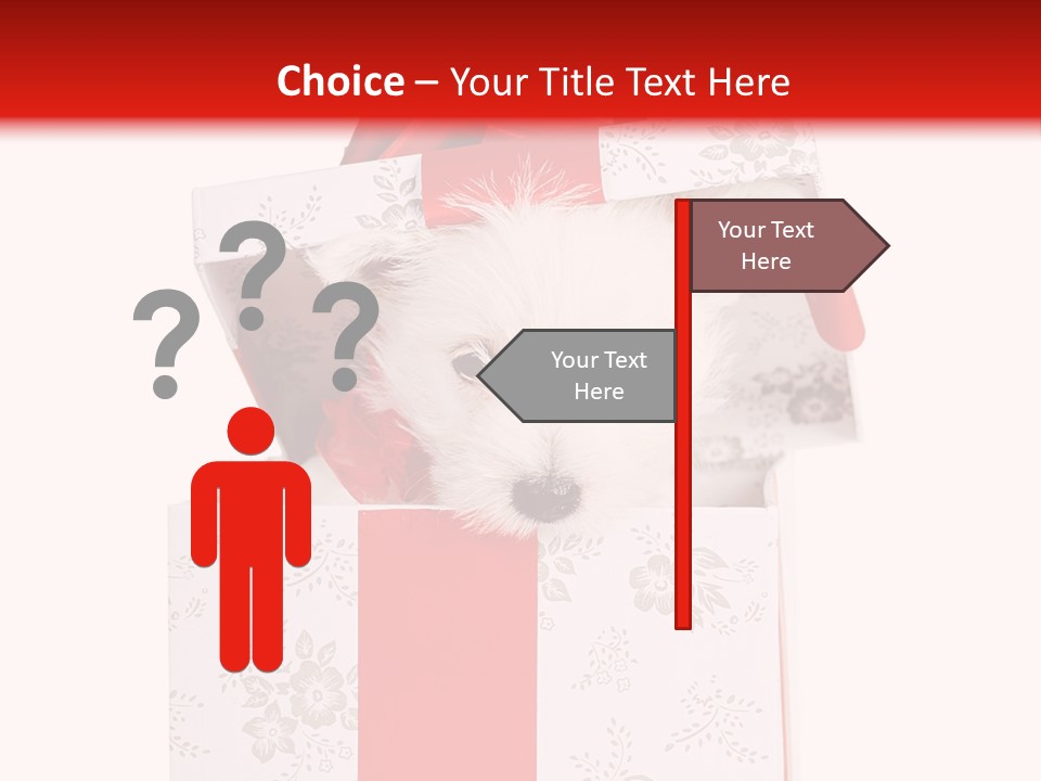 Eye Dog Puppy PowerPoint Template