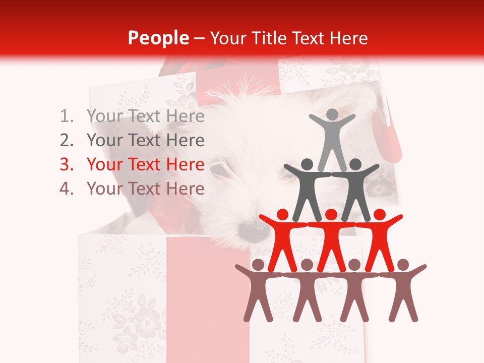 Eye Dog Puppy PowerPoint Template