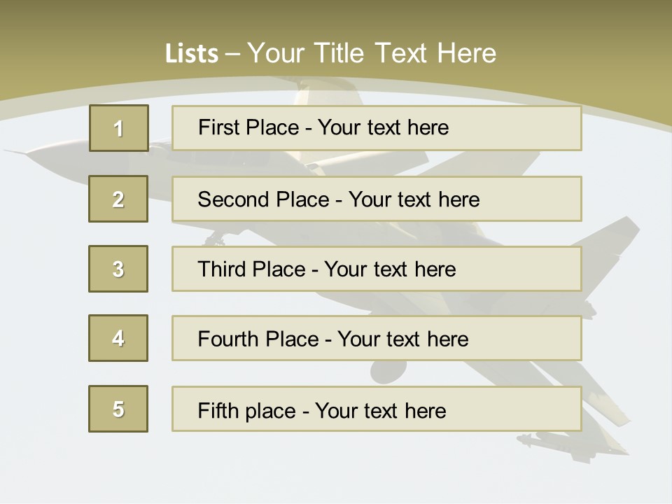 Flight Fast Planes PowerPoint Template