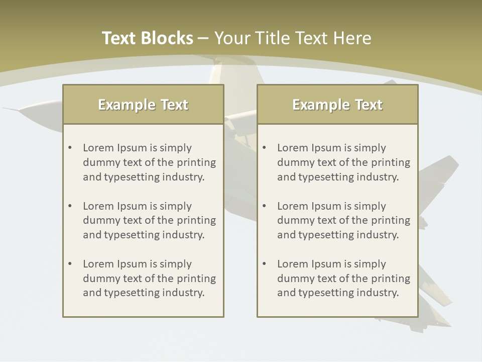 Flight Fast Planes PowerPoint Template