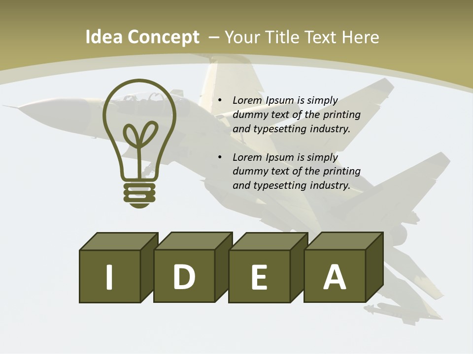 Flight Fast Planes PowerPoint Template