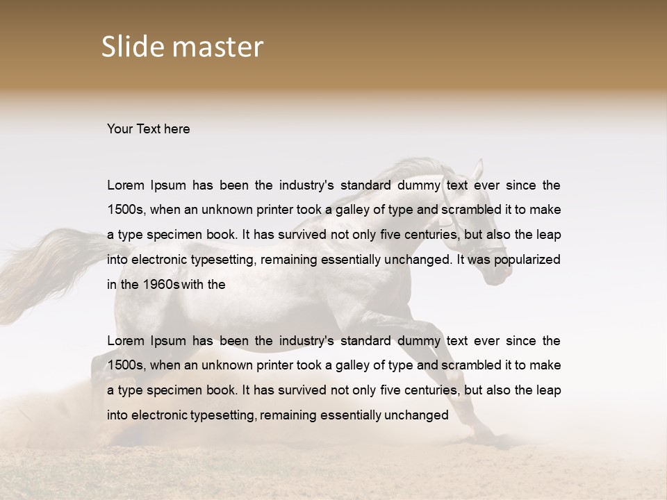 Male Fastest Motion PowerPoint Template