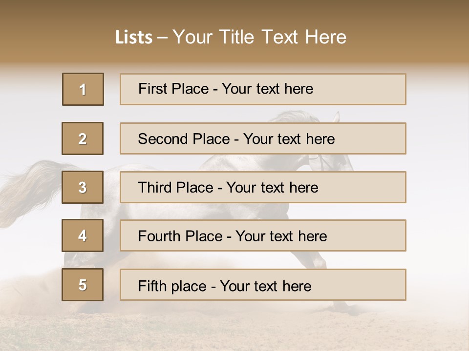 Male Fastest Motion PowerPoint Template