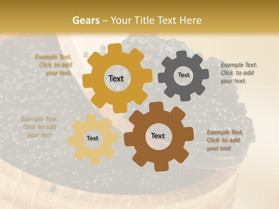 Appetizer Animal Table PowerPoint Template