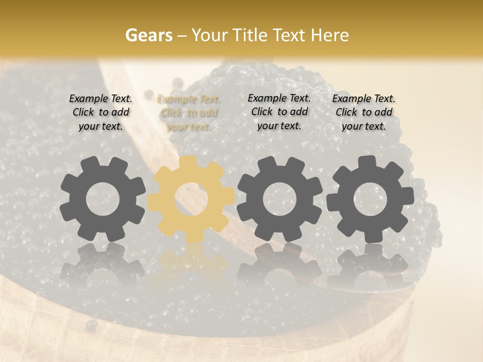 Appetizer Animal Table PowerPoint Template