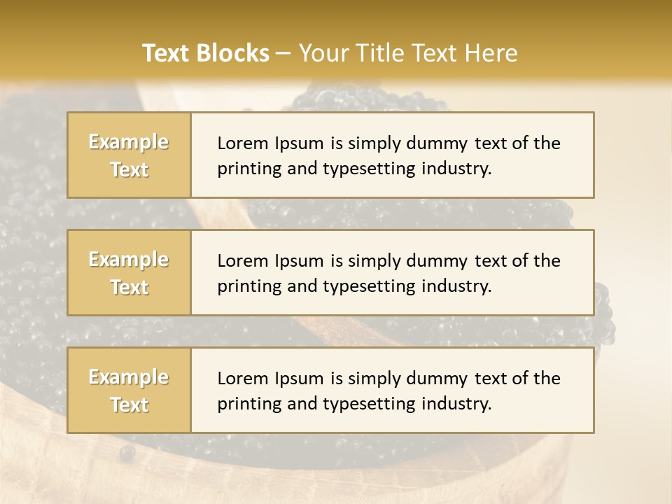 Appetizer Animal Table PowerPoint Template