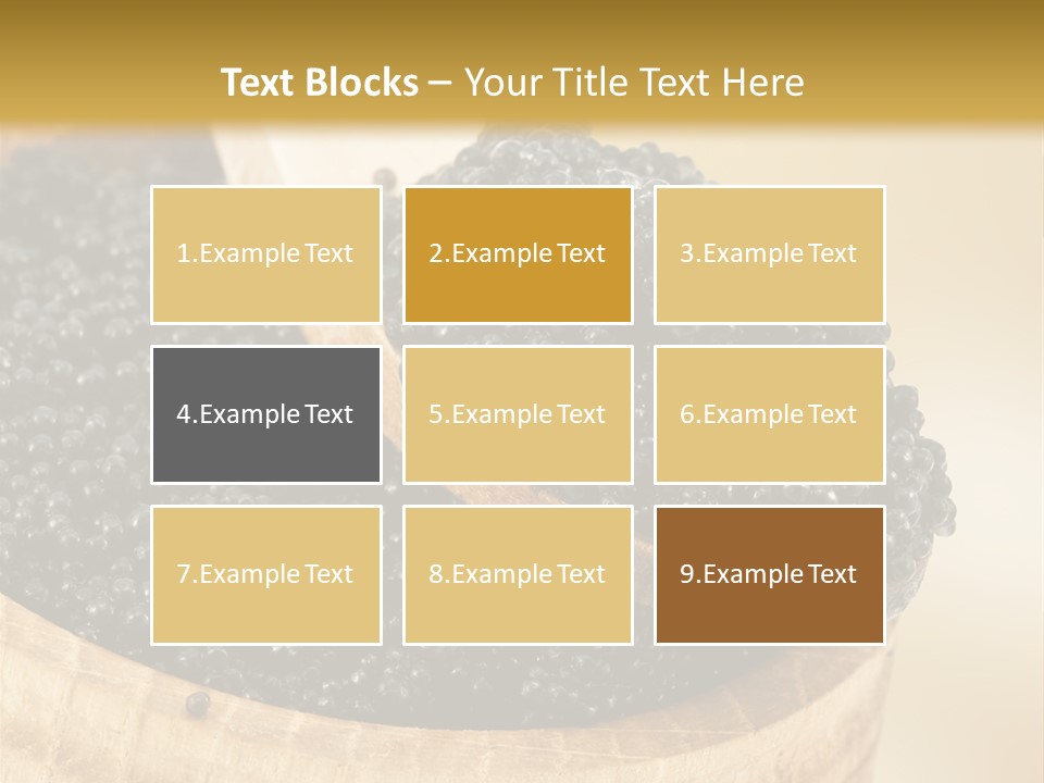 Appetizer Animal Table PowerPoint Template