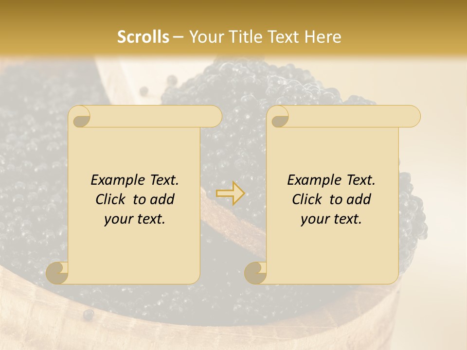 Appetizer Animal Table PowerPoint Template