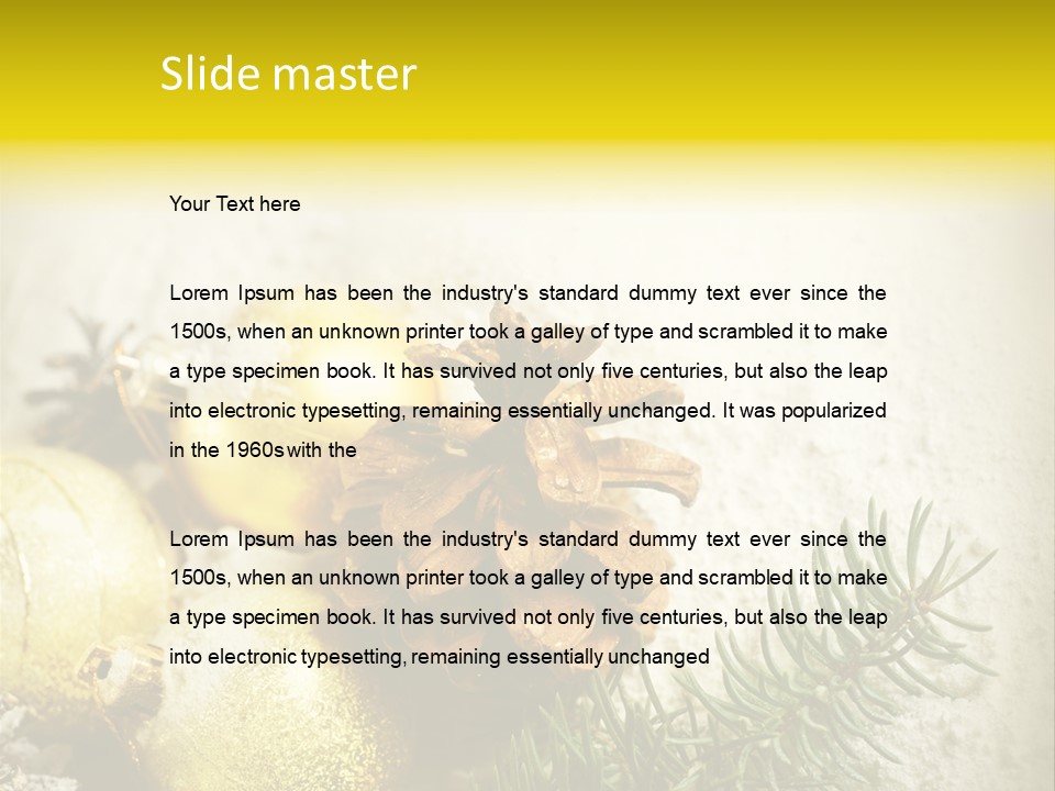 Style Pine Retro PowerPoint Template