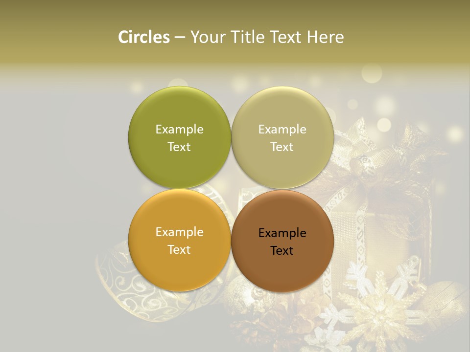 Eve Magic Gold PowerPoint Template