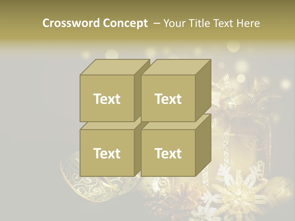 Eve Magic Gold PowerPoint Template