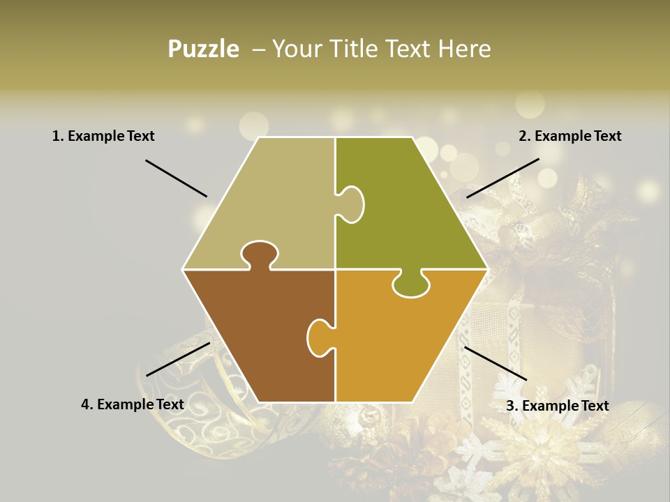 Eve Magic Gold PowerPoint Template