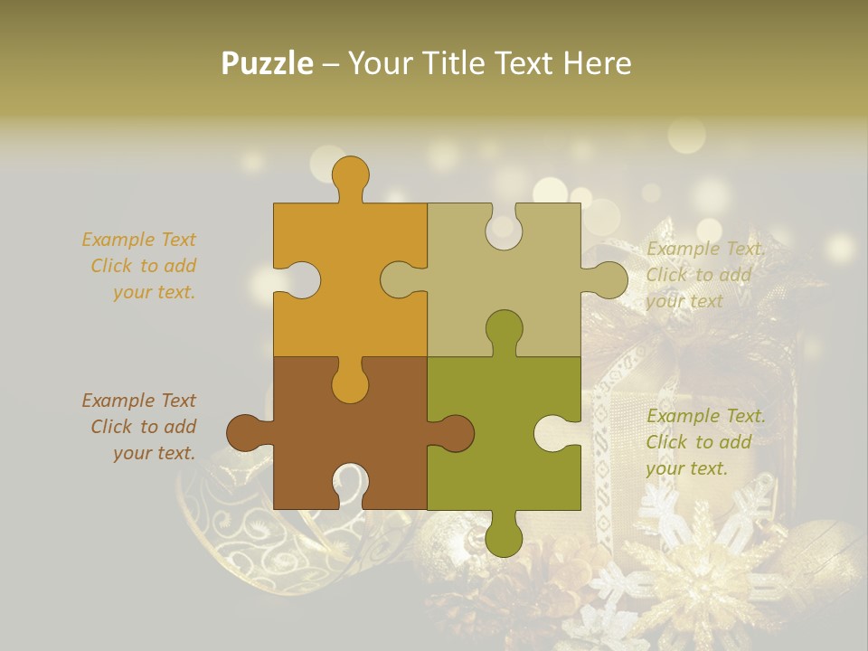 Eve Magic Gold PowerPoint Template