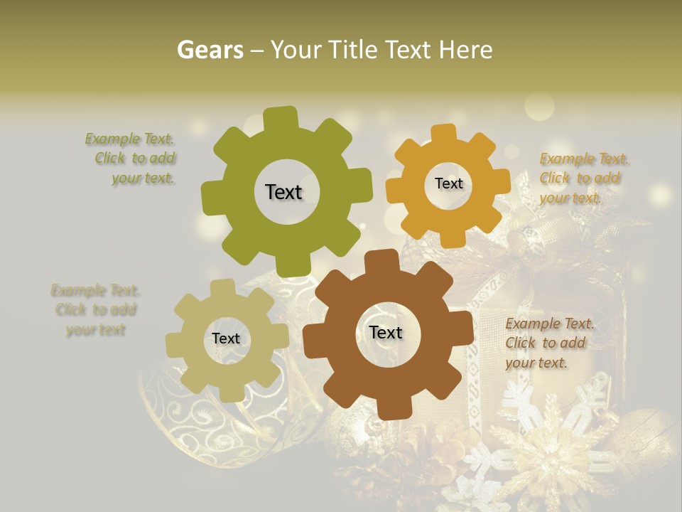 Eve Magic Gold PowerPoint Template