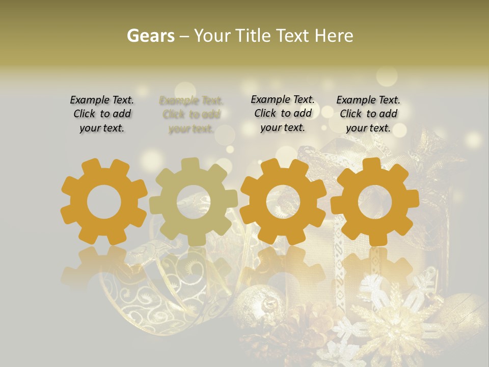 Eve Magic Gold PowerPoint Template