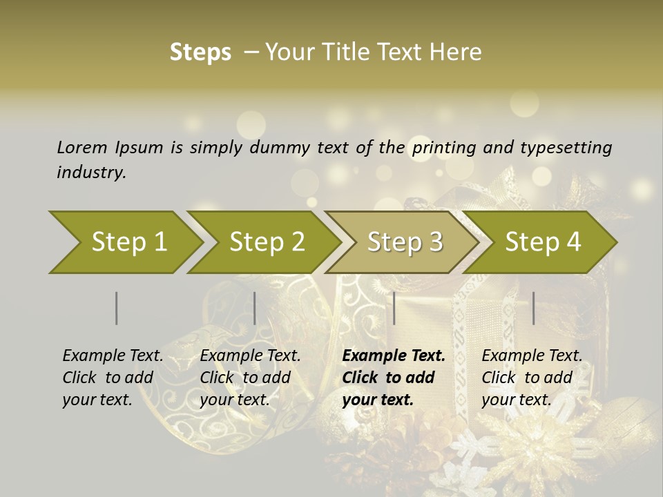 Eve Magic Gold PowerPoint Template