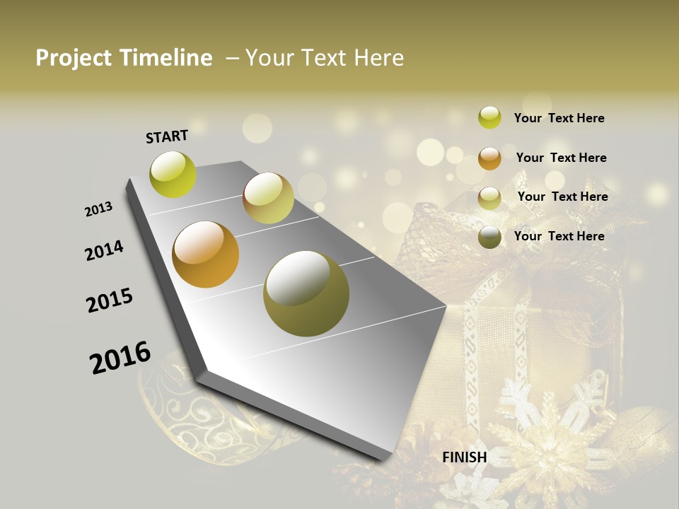 Eve Magic Gold PowerPoint Template