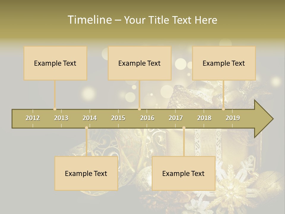 Eve Magic Gold PowerPoint Template