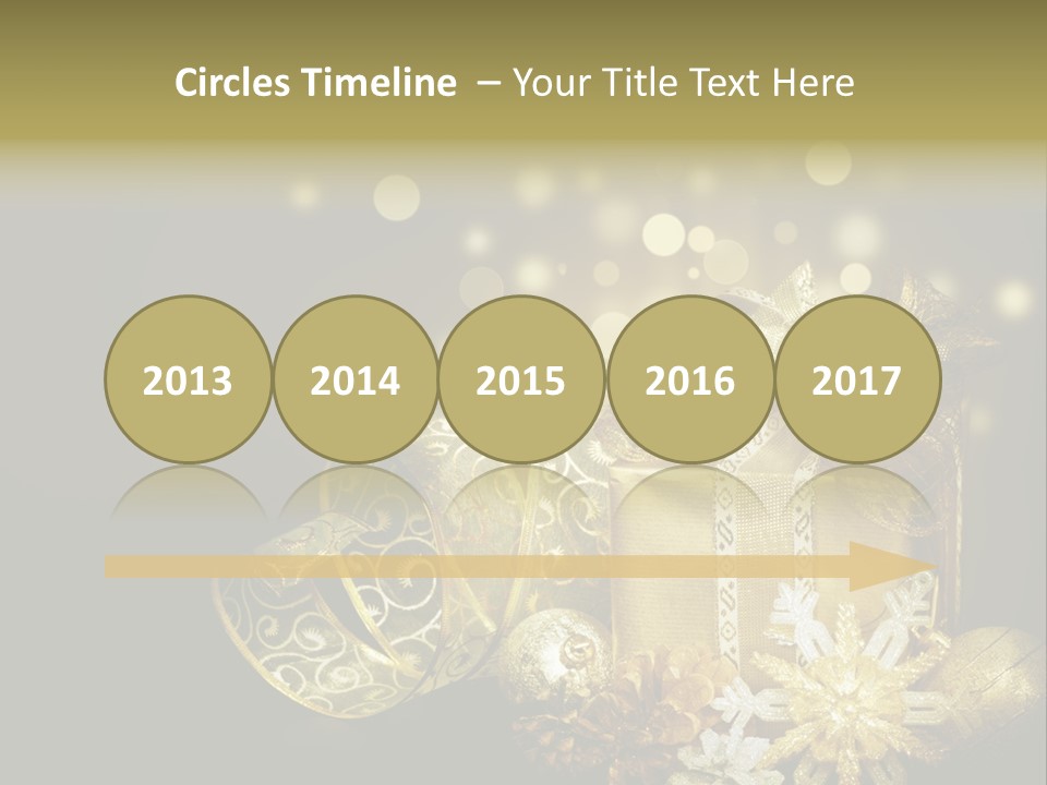 Eve Magic Gold PowerPoint Template