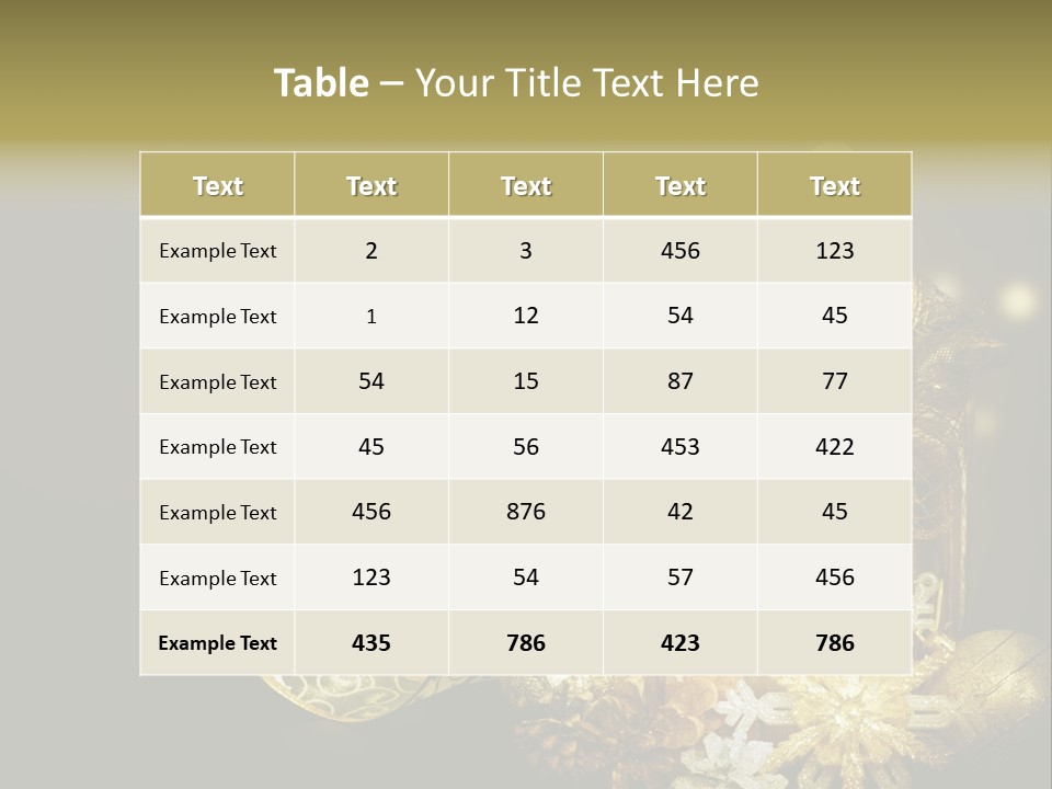 Eve Magic Gold PowerPoint Template