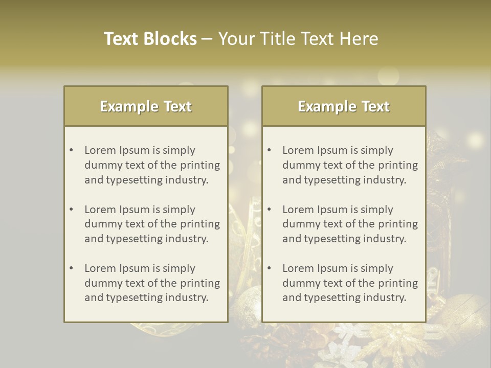 Eve Magic Gold PowerPoint Template