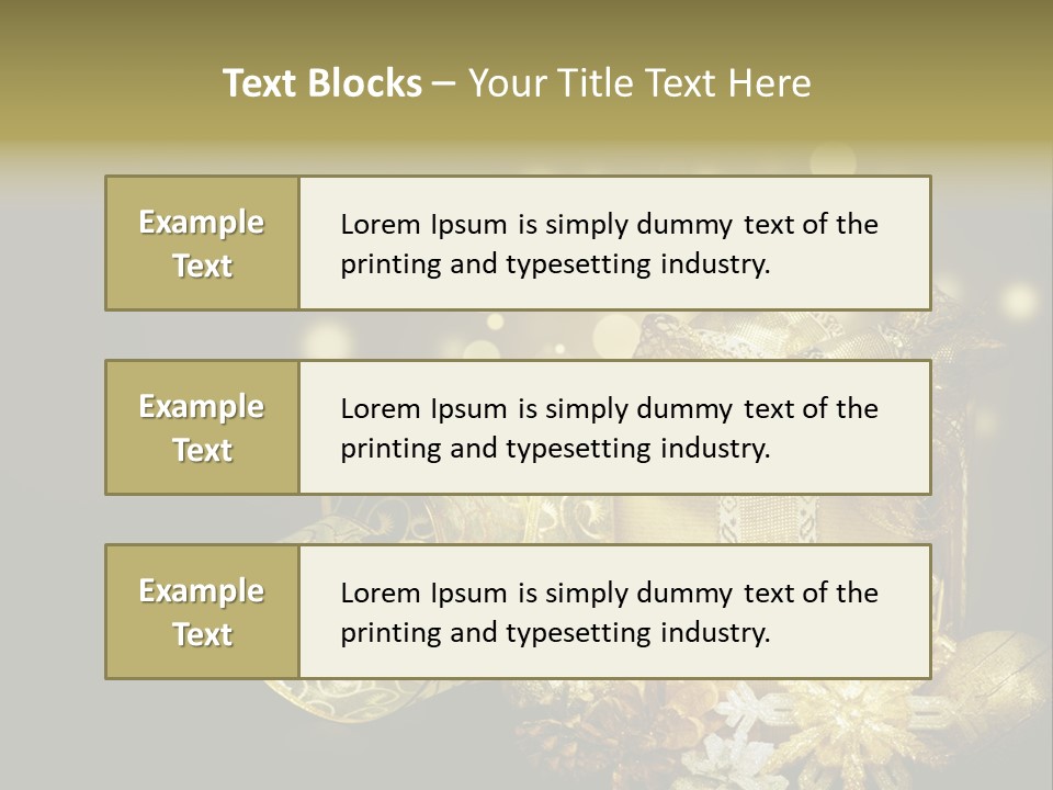 Eve Magic Gold PowerPoint Template