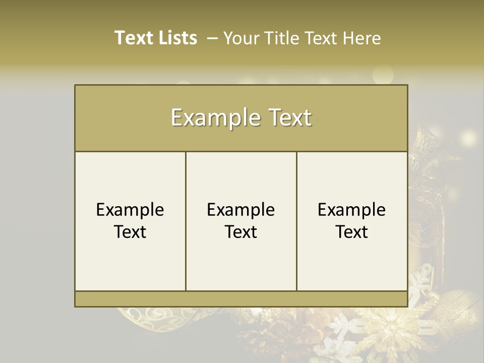Eve Magic Gold PowerPoint Template