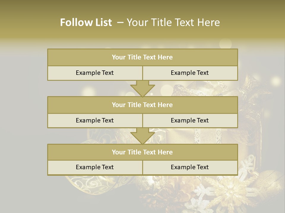 Eve Magic Gold PowerPoint Template