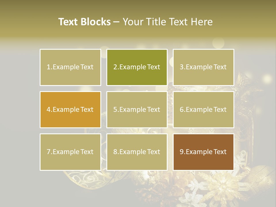 Eve Magic Gold PowerPoint Template