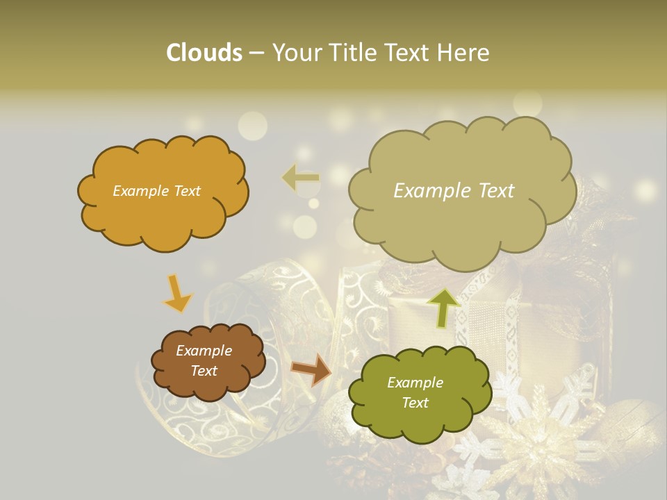 Eve Magic Gold PowerPoint Template