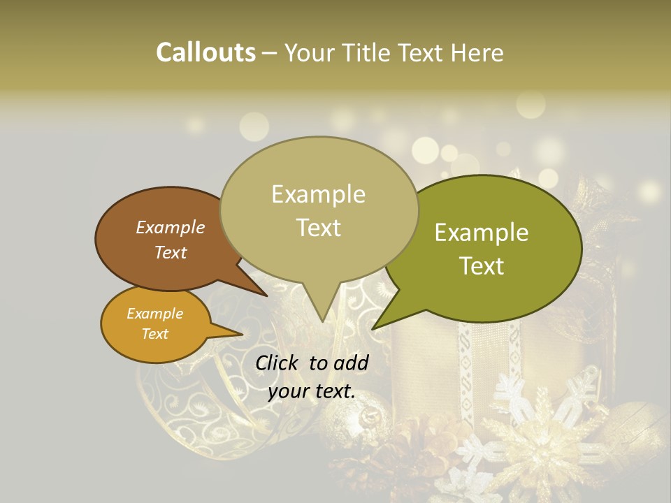 Eve Magic Gold PowerPoint Template