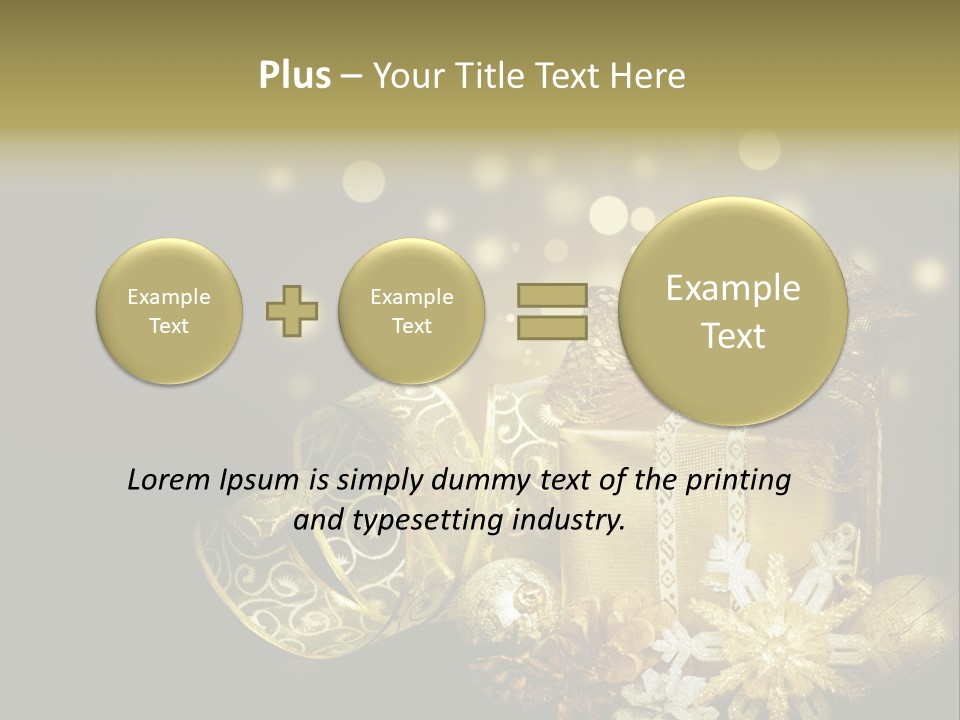 Eve Magic Gold PowerPoint Template