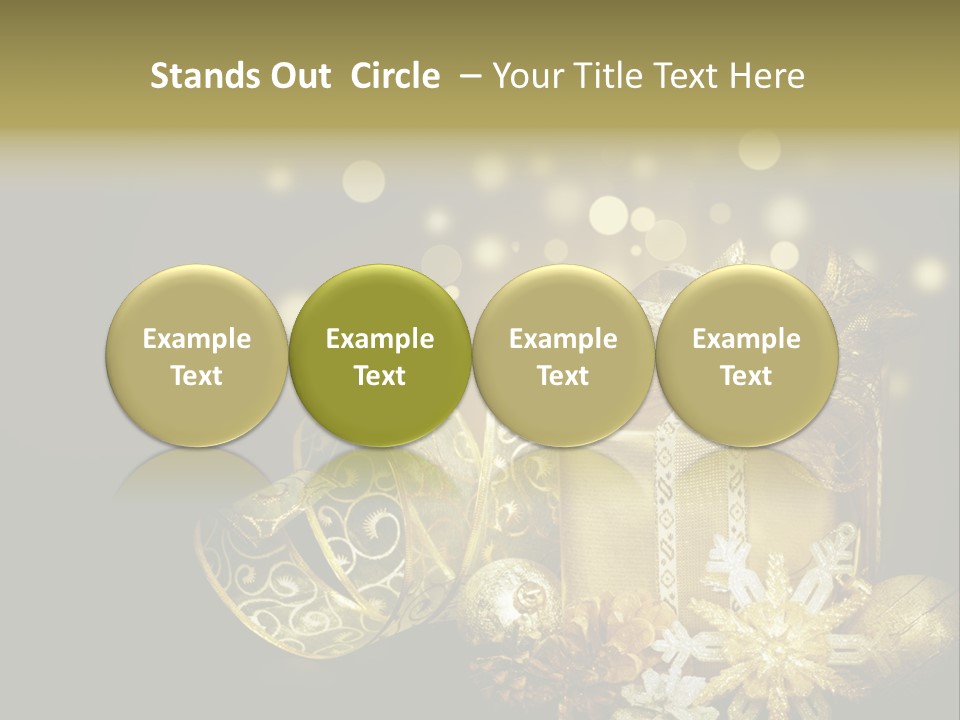 Eve Magic Gold PowerPoint Template