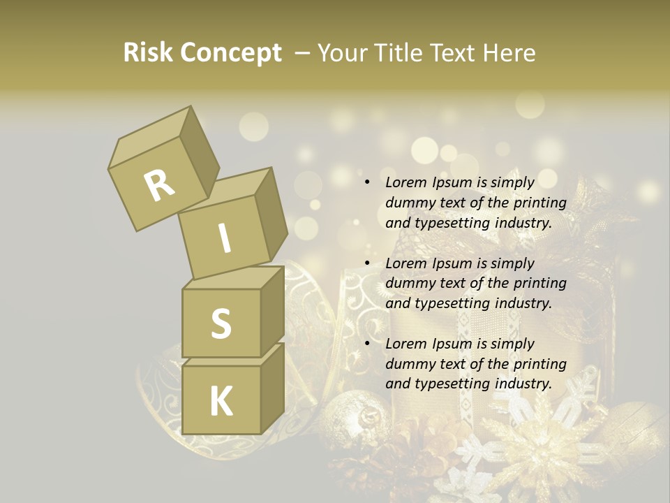 Eve Magic Gold PowerPoint Template