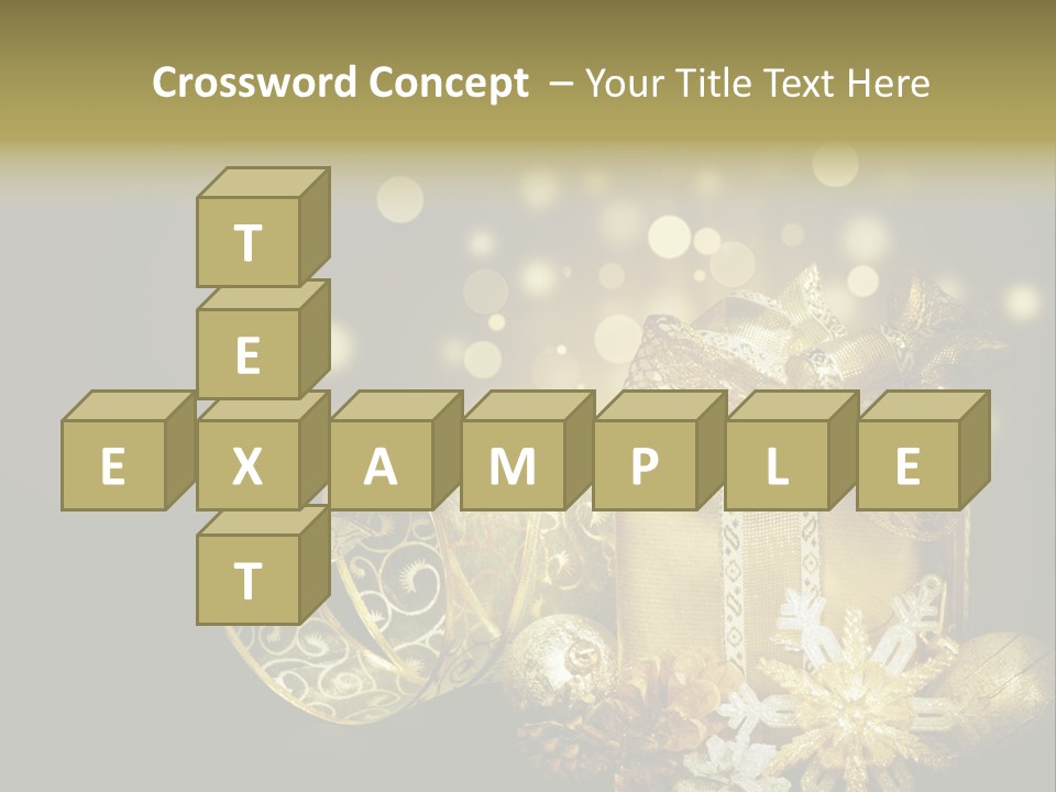 Eve Magic Gold PowerPoint Template