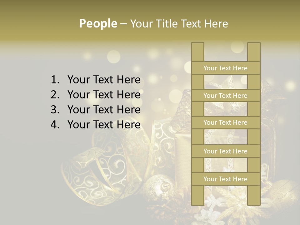 Eve Magic Gold PowerPoint Template