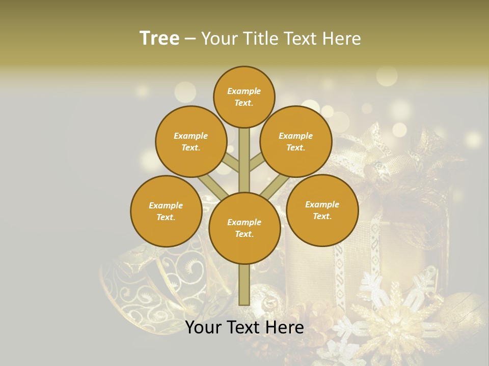 Eve Magic Gold PowerPoint Template